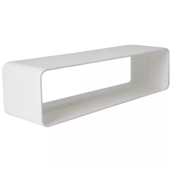 Rechthoekig kunststof koppelstuk 220x90 mm - KS29