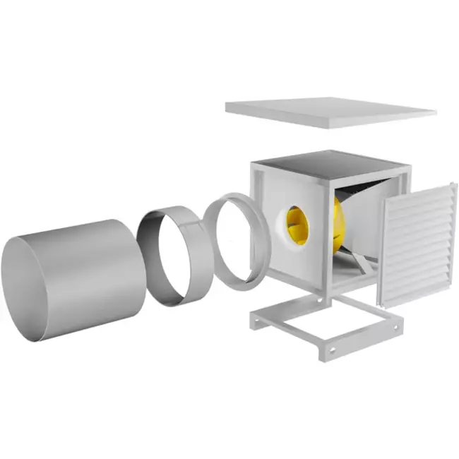 Boxventilator motor buiten luchtstroom - MPC 225 E2 T21