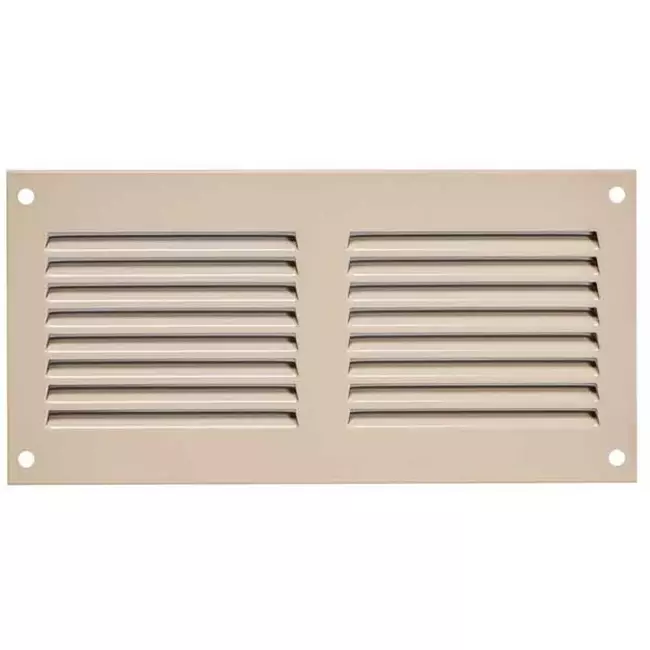 Grille métal 200 x 100 mm beige - MR2010Y