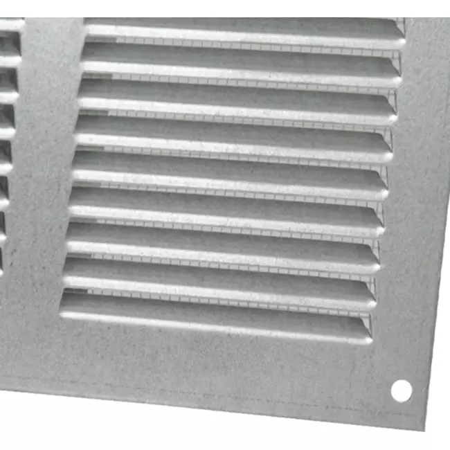 Grille métal 400 x 400 mm zinc - MR4040Zn