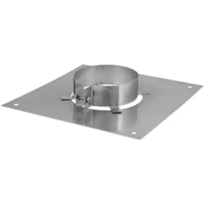 Deckenplatte Durchmesser 130 mm mit Halterung I304 (D0,8)