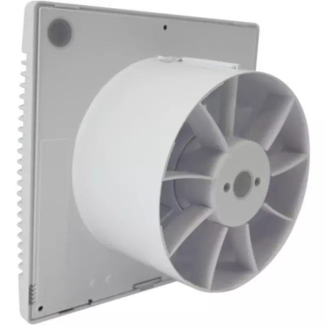 Badkamer ventilator met Timer Ø 120 mm wit - pRemium 120TS