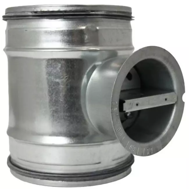 Handbediende regelklep Ø 180mm voor spirobuis