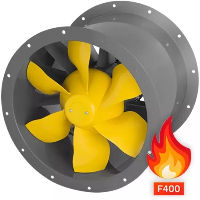 Axiaal kanaalventilator rookgas - AL 630 D6 F4 01