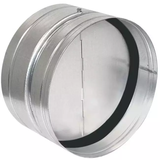 Terugslagklep met afdichtingsrubber Ø 125mm