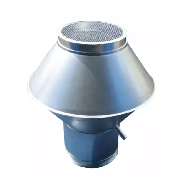 Deflectorkap rond 100 mm (RVS / INOX)