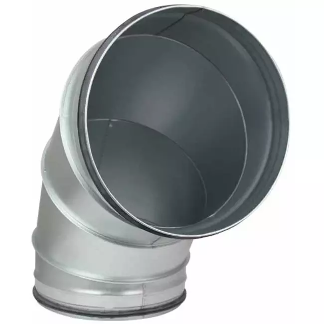 Ronde spiro bocht 90° Ø 355mm voor spirobuis