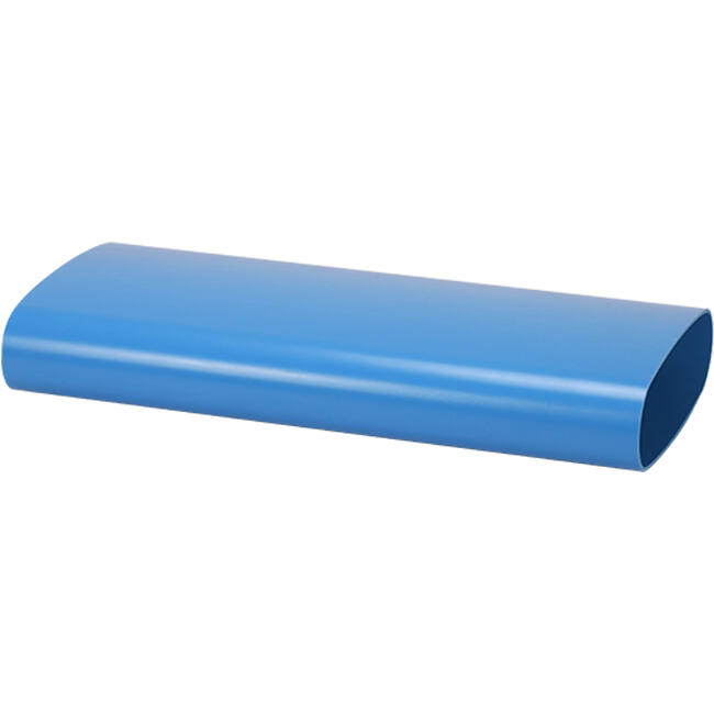 Kanaal 5 meter PVC ovaal 235x80 mm S/S