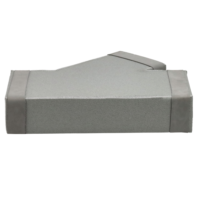 Thermoduct T-stuk 45 graden 220x80 - 170x80 tbv instortkanaal