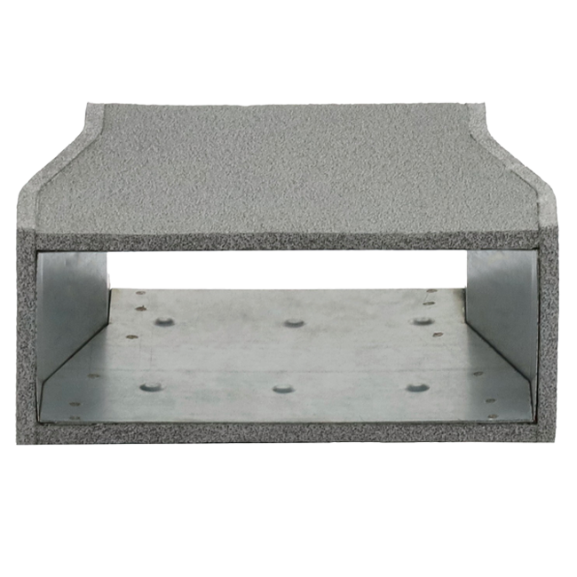 Thermoduct verloopstuk 220x80 naar 170x80 tbv instortkanaal