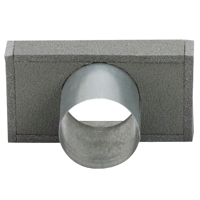 Thermoduct deksel 170x80 met aansluiting Ø 80mm tbv instortkanaal
