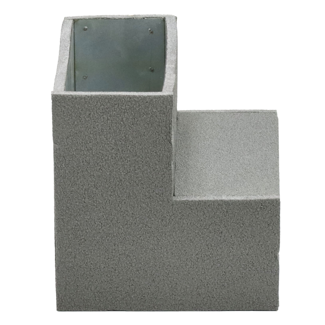 Thermoduct Einlaufbogen 90 Grad 220x80 mm vertikal