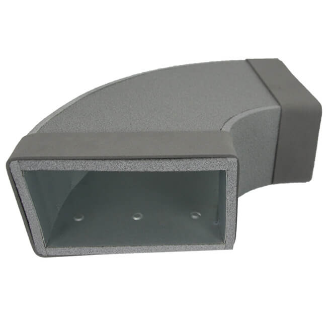 Thermoduct bocht 90 graden 170x80 horizontaal tbv instortkanaal