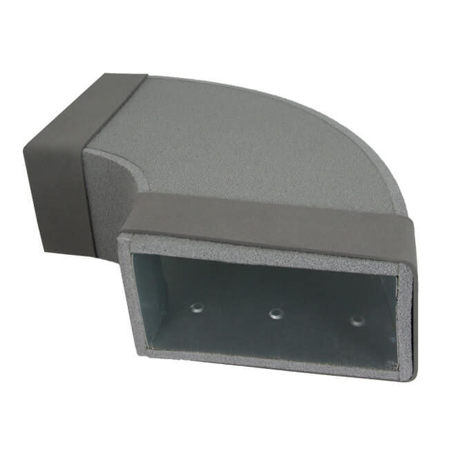 Thermoduct bocht 90 graden 170x80 horizontaal tbv instortkanaal