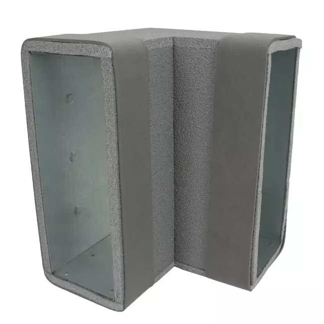 Thermoduct bocht 90 graden 170x80 verticaal tbv instortkanaal