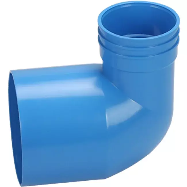 Wavin Ventiza élément terminal 90 degrés PVC rond 125x80x50 mm M/M