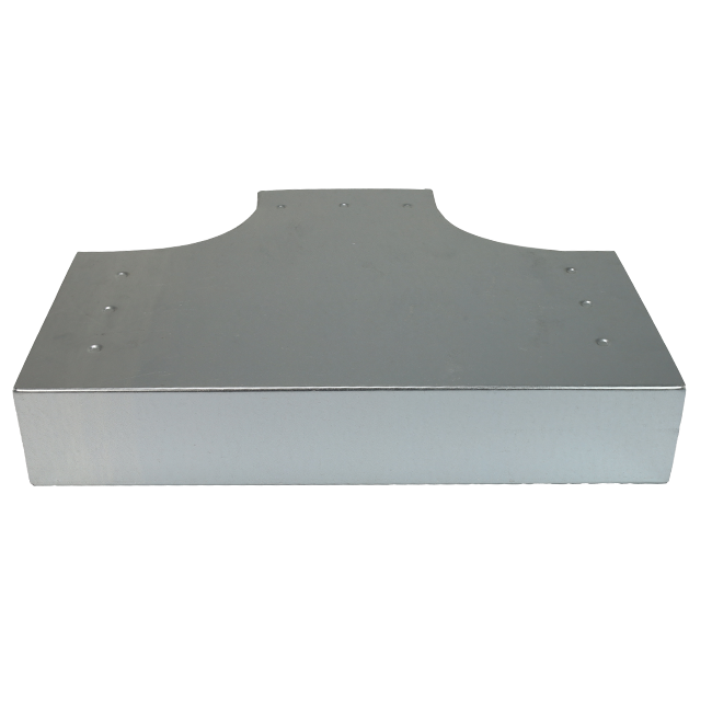 T-stuk 90 graden 300x80 - 220x80 tbv instortkanaal