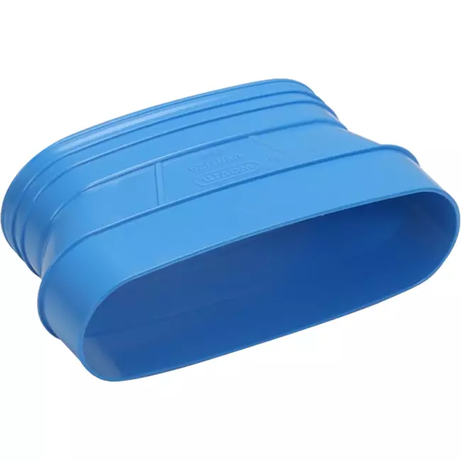Wavin Ventiza verloop PVC ovaal 235x80 mm naar 195x80 mm M/S