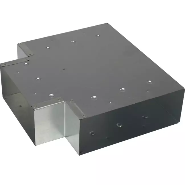 T-stuk (haaks) 90 graden 220x80 mm - 170x80 mm tbv instortkanaal
