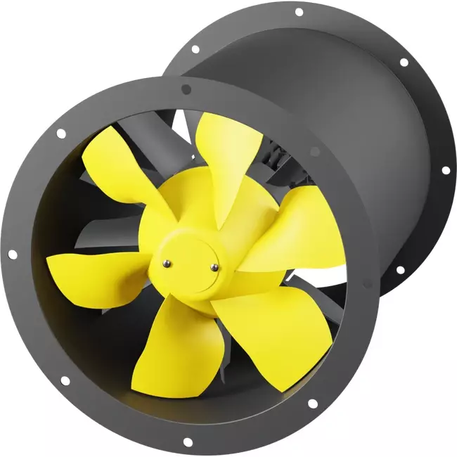 Axiaal 355 mm kanaalventilator rookgas F300- AL 355 D2 F3 02 CFG