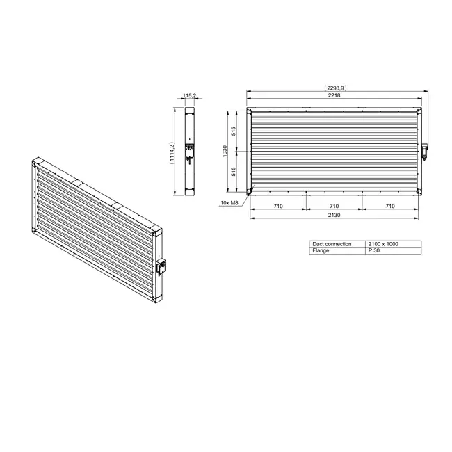 Motor afsluitklep met veerterugloop - MAK ROTO K 20000 H FR