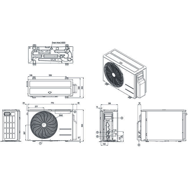 LG ARTCOOL AI AIR Mirror airco R32 2,5 kW Dual Inverter Set