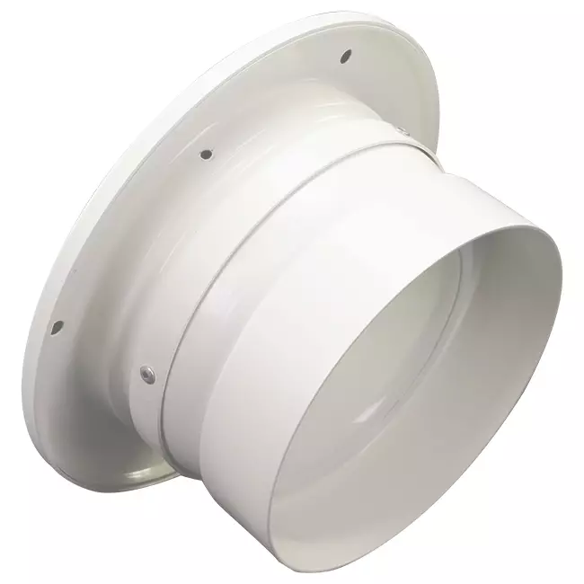Diffuseur à jet 125mm Montage murale et plafond RAL 9010