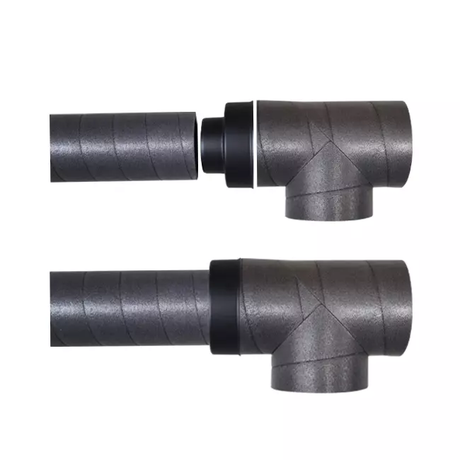 Pièce en T Ubbink Aerfoam 90 degrés 160 mm