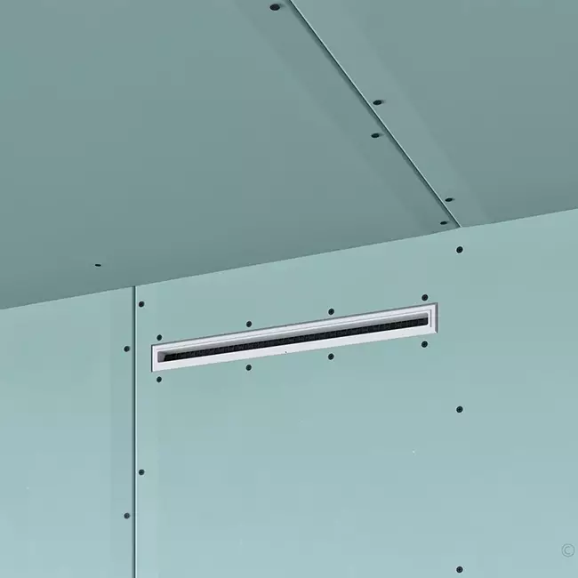Grille Ergovent sans cadre 500 mm avec diamètre de raccordement 75 mm - standard