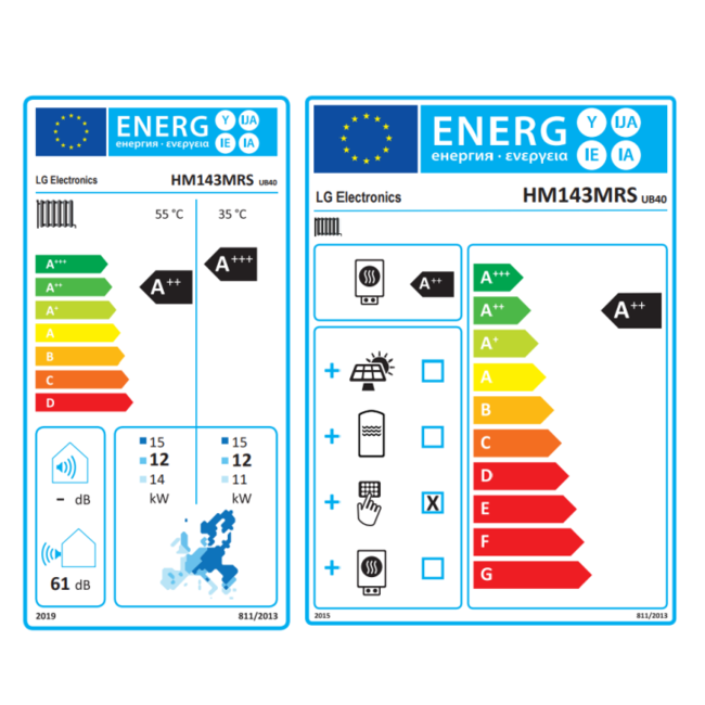 LG Therma-V Monobloc S warmtepomp R32 3 fase 14,0 kW