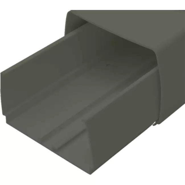 Optimalduct Climclick Gaine 80x60 mm RAL 7016 Anthracite. 2 mètres