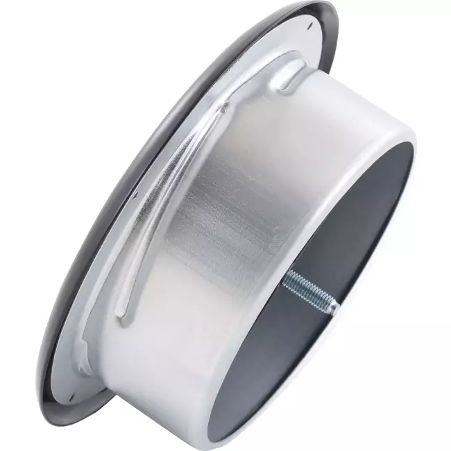 Ventilatie afvoer ventiel 125 mm metaal - E-DVS125 RAL9005 30% glans