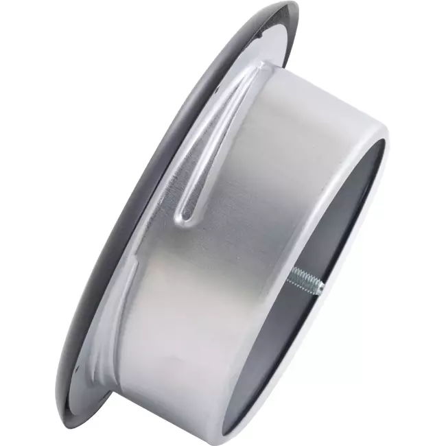 Soupape de ventilation 100 mm métal - S-DVS100 RAL9005 30% brillant