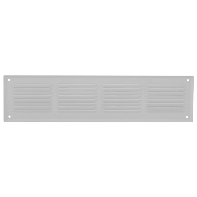 Wandrooster 300x100mm aluminium - RAL9016