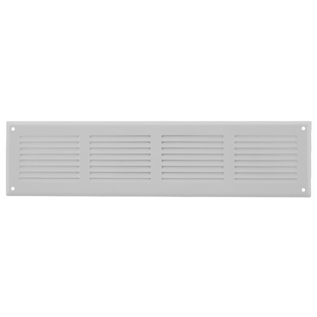 Wandrooster 300x100mm aluminium - RAL9016