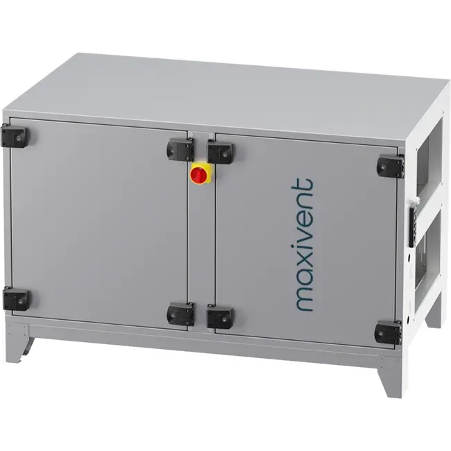 Maxivent WTW luchtbehandelingkasten met tegenstroomwisselaar 700 m3/h met DX-batterij horizontaal rechts - PHE 700 H ODJR
