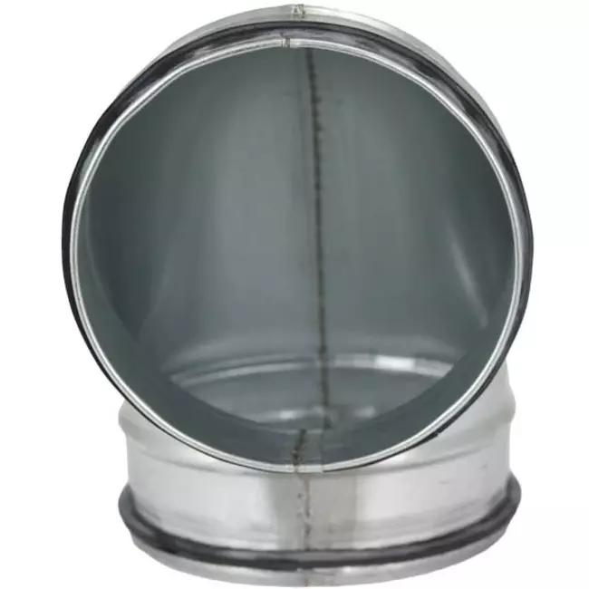Korte ronde spiro bocht 90° Ø 150mm voor spirobuis