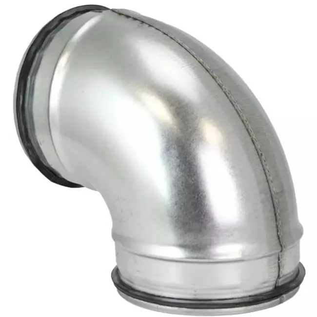 Korte ronde spiro bocht 90° Ø 150mm voor spirobuis