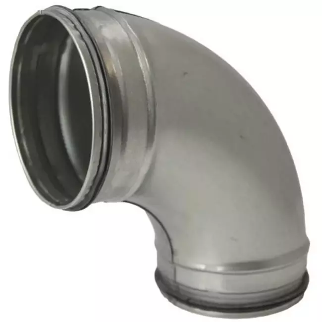 Ronde spiro bocht 90° Ø 150mm voor spirobuis