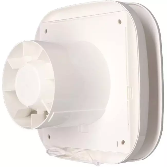 Badkamerventilator Supra Design - Met nalooptimer en vochtsensor - Vent Axia - Ø 125 mm - 125HT