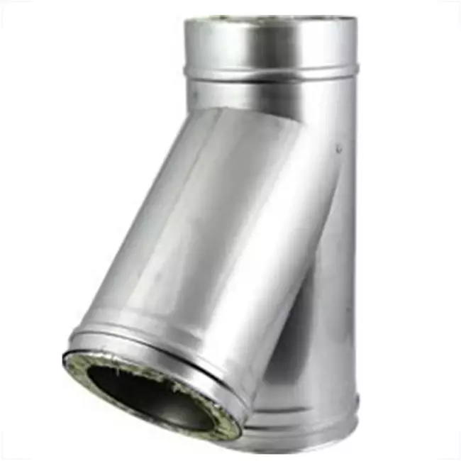 DW diameter 80 mm (80/130) T-stuk T135 I316L/I304 (D0,5/0,6)