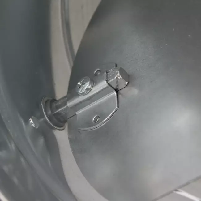 Thermoduct 13 mm handbediende regelklep diameter 355 mm geïsoleerd