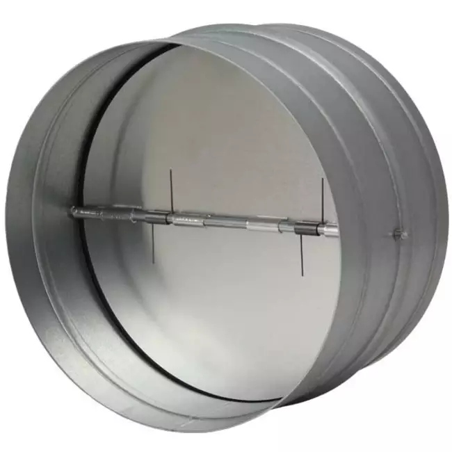 Terugslagklep met afdichtingsrubber Ø 125mm