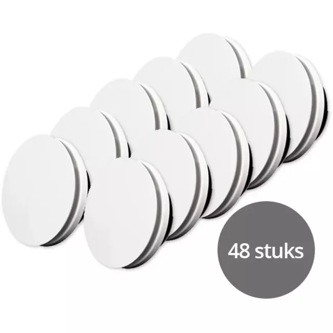 Vent-Axia Uniflexplus RV 125 mm regelbaar toe- en afvoerventiel - Verpakking 48 stuks RAL 9003