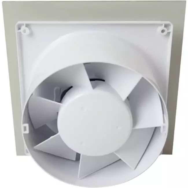 Air Roxy badkamerventilator met aansluitdiameter 125 mm met timer en vertraagde start - front goud aluminium