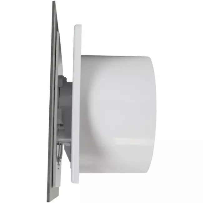 Air Roxy badkamerventilator met aansluitdiameter 125 mm met timer en vertraagde start - front goud aluminium