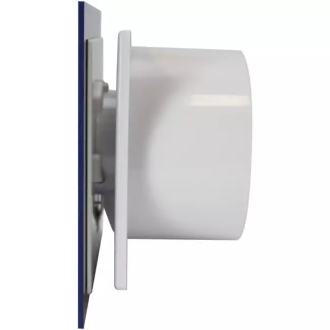 Air Roxy badkamerventilator met aansluitdiameter 125 mm met timer – kunststof front blauw