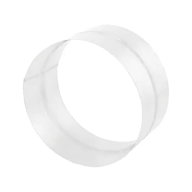 Raccord femelle pour raccords spiralés Ø 200 mm - sur mesure RAL9010