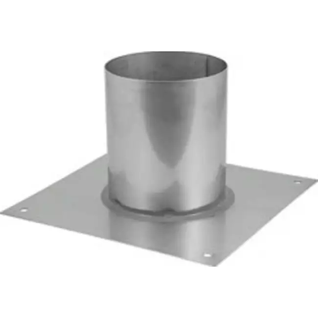 Plaque de sol pour tube diamètre 80 mm - 150 mm hauteur courbure soudée I304
