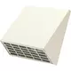 Afdekkap WTW HRU wall Ø100 - RAL9010